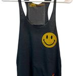 Aviator Nation XS Womens Racerback Tank Top W/Yellow Smiley Face & Embroidered L Photo 0
