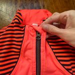 Lululemon athletica Coral and Black Striped Vintage Utility Jacket Photo 4