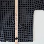 Bryn Walker  Danuta Jacket Womens Large Gray Black Dot Oversized Boxy Lagenlook Photo 8