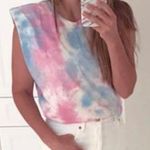 Sans Souci Sleeveless Shoulder Pads T Shirt Size l Photo 4