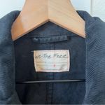 Free People NWT  We The Free Easy That Canvas Jacket in Black Photo 7