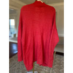 Aerie  Open Front Wool Cardigan Cottagecore Soft Lounge Cozy Red Parisian Scandi Photo 2