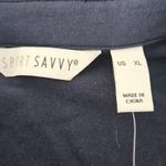 NWOT Spirit Savvy Women’s XL Navy Blue Polo Dress Long Sleeve Cotton Spandex Photo 5