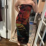 ZARA  Tie Dye Tube Dress Photo 1