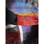 Superdry  Shirt Womens Medium Purple Blue Plaid Button Down Long Sleeve Casual Photo 5