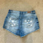Garage  high rise denim shorts in size 9 Photo 1