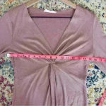 Elodie  Women’s Blush Pink Bodysuit Size Large Photo 7