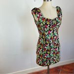 Nanette Lepore Lollipop Black Floral Dress Photo 2