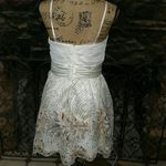 Hailey Logan Vintage  by Adrianna Papell‎ White Strapless Dress Photo 2