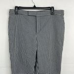 Lauren Ralph Lauren pants Black white Check Gingham print Size 10 Photo 1
