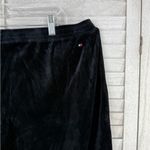 Tommy Hilfiger  Velour Pull On Track Pants w Zip Leg Black-2X Photo 2