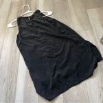 Athleta Silk Top sleeveless womens Black (small) minimalist office natural chic Photo 4