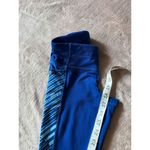 Athleta Blue Turquoise Womens Sz 2XS Drawstring Waist Zip Pocket Leggings‎ Pant Photo 9