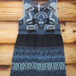 Free People Blue Crochet Knit Beaded Tank Top Photo 0