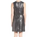 Rachel Antonoff Metallic Bow Front Sheath Dress Sz. 4 Silver Photo 1