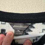Eddie Bauer  Black and White Patterned Sweater Photo 1