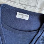 Alfred Dunner  Layered Look Knit Top Made in USA Blue Medium Photo 1