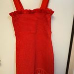 Planet Blue The East Order Smocked Lace-Up Ruffle Dress Sz XS NWT $199 Photo 3