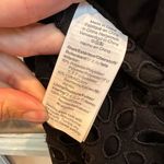 J.Crew Black Kasana Crop Jumpsuit Crochet Wide Leg Elegant Preppy Chic Size 0 Photo 13