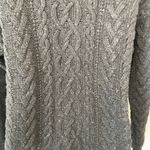 Ralph Lauren  Black Chunky Knit Shawl Turtleneck Sweater Size Large Photo 6
