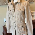 Tommy Hilfiger Vintage Tan Jacket Utility Cargo Snaps Photo 4