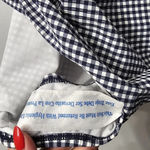 Kona Sol  Black and White Gingham One Piece Swimsuit New without tags Photo 1