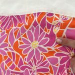 Lilly Pulitzer 100% silk floral print caftan muumuu coverup dress mini tie waist Photo 6