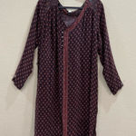 Sundance  Women’s Rusty Tunic Split Sides  Satin  Dress Sz M Boho Cottagecore EUC Photo 0