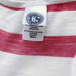 Budweiser Made in America Sleeveless Striped Racerback Tank Top Small Photo 3