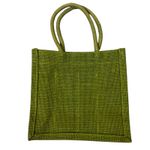 Bella Vita  Mini Tote Bag Womens OS Green Jute Coastal Vacation Boho Photo 3