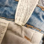 ZARA  High Rise Cut Off Jean Shorts Size 2 Distressed Light Blue Wash Photo 7