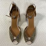 Emma Go Jolene Glitter Champagne and Cream Heels Gold Size 7 Photo 4