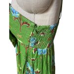 ALÉMAIS NWT Hotel Lamu Midi Dress Women’s Size 8 Green Print Resort Vacation Photo 6