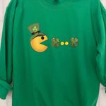 PAC MAN Clovers Crewneck Green Photo 2
