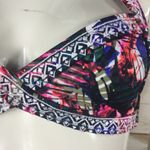 PINK - Victoria's Secret VS Pink Embroidered Halter Bikini Top Photo 5