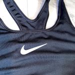 Nike  Dri-Fit Black Swoosh Sports Bra Size Medium Photo 2