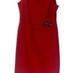 Liz Claiborne Red Sleeveless Dress Women’s 4 Photo 0