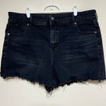 American Eagle  High Rise Mom Shorts Distressed 20 Plus Size Women Photo 0