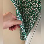 Boden Richmond 7/8 trouser green compass print Sz 10 Petite Photo 2
