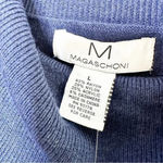 Magaschoni M  Navy Blue Cowl Neck Sweater‎ Size Large Photo 2