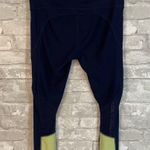 RBX Navy and Lime Mesh Leggings Blue Photo 1