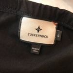 NWOT Tuckernuck Black 3/4 Sleeve Off the Shoulder Marissa Tiered Midi Dress Sz S Photo 4