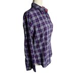 Vintage McGregor Button Up Shirt M Blue Plaid Long Sleeves Pocket Collared Size M Photo 4