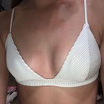 Hollister New White Bikini Top Photo 0