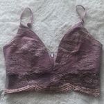 Tobi | Blush pink lace zipper back bralette top size XS Photo 0