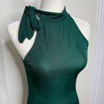 Motf Green Halter Style Top Size Large (runs small) Thin Material Office Photo 1