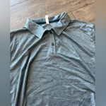 Zella Women's Blue Button Down crop Shirt Photo 2