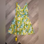 Amanda Smith  Floral Sleeveless Dress - Yellow and‎ Blue Photo 2