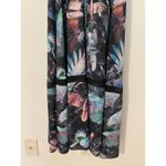Hunter Bell  Printed Harrison Dress Midi Button Front Flutter Ruffle Sleeves 0 Photo 6