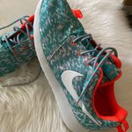 Nike Rosherun Roshe Run Print Hyper Turquoise Orange Flyknit One Womens Camo Photo 3